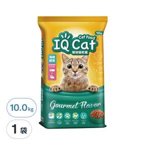 IQ Cat 聰明貓 成貓用 乾糧, 海陸總匯口味, 10kg, 1袋