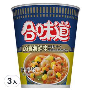 CUP NOODLE 合味道 XO醬海鮮味杯麵, 3入