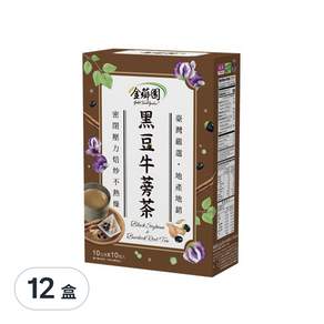 薌園 黑豆牛蒡茶, 10g, 10包, 12盒