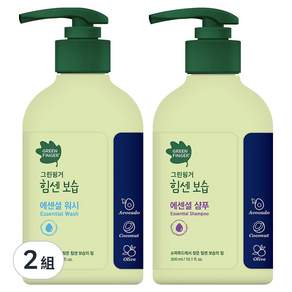 GREEN FINGER 綠手指 嬰兒保濕精華洗髮乳 300ml+精華保濕沐浴露 300ml, 2組