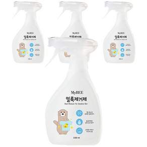 MyBEE 嬰幼兒衣物去污噴霧, 330ml, 4瓶