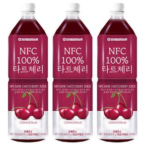 Htfarm NFC酸櫻桃汁, 3瓶, 1L