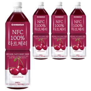 Htfarm NFC酸櫻桃汁, 4瓶, 1L
