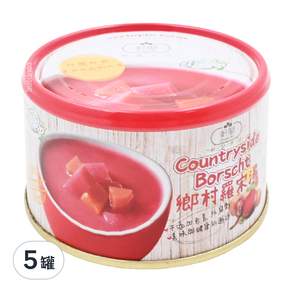 軒閣食品 鮮盒子鄉村羅宋湯, 230g, 5罐