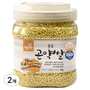 當地鄉村薑黃魔芋飯, 1kg, 2個