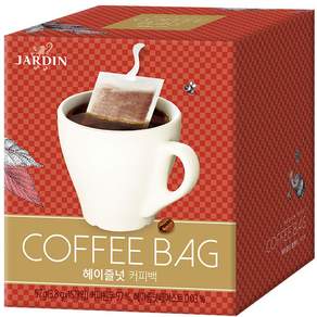 JARDIN 浸泡式咖啡 原味榛果風味, 3.8g, 15包, 1盒