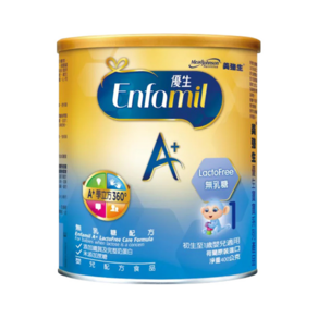 Mead Johnson 美強生 優生A+ LF 無乳糖配方食品, 400g, 1罐