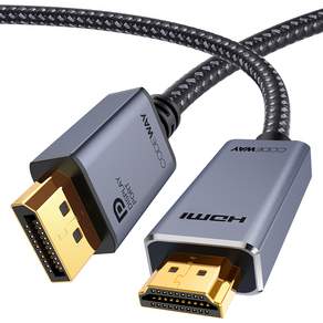 codeway DP 轉 HDMI 線 20pin Dummy UHD, 1.5m, 1個