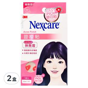 3M Nexcare 神無瑕 荳痘貼 小痘子 未滅菌 EZS18 10mm, 18個, 2盒