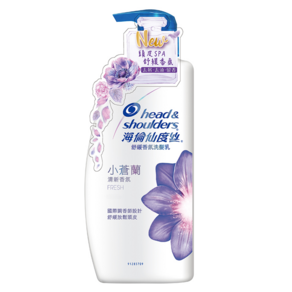 head&shoulders 海倫仙度絲 舒緩去屑洗髮乳 小蒼蘭清新香氛, 750g, 1瓶