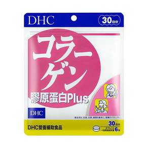 DHC 台灣公司貨 膠原蛋白PLUS 30日份 膠原蛋白/玻尿酸, 180顆, 354mg, 1包