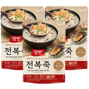 DONGWON 東遠 即食鮑魚粥, 420g, 3包
