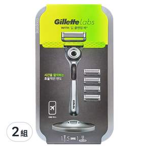 Gillette 吉列 Labs 極光系列 刮鬍刀組, 2組