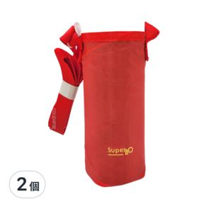 Skater 輕便型水壺袋 不鏽鋼專用 360ml, 紅色, 2個
