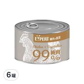 EXPERT 艾思柏 犬罐, 雞肉+蔬菜, 165g, 6罐