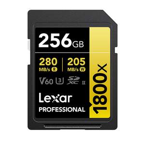 Lexar 1800x UHS 2 類 SD 卡, 256GB