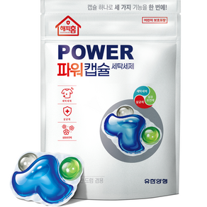 Yuhan Corporation Happy Home Power Capsule Triple Baby Powder 風味洗衣液, 32件, 6個