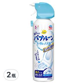 EARTH 地球製藥 馬桶強力發泡清潔泡泡噴霧, 200ml, 2瓶