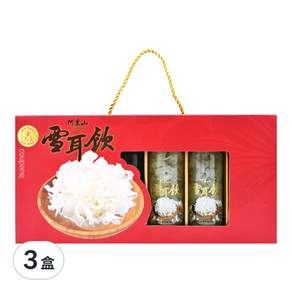 金太子 阿里山雪耳飲禮盒 6瓶, 1380g, 3盒