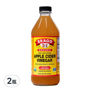 統一生機 Bragg 有機蘋果醋, 473ml, 2瓶