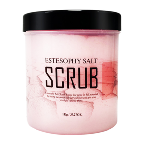 ESTESOPHY 身體去角質沐浴鹽 玫瑰款, 1kg, 1罐
