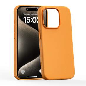 倍思 MagSafe 相容磁性磨砂全覆蓋優質皮革手機殼