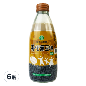 羅董 養生黑豆奶, 245ml, 6瓶