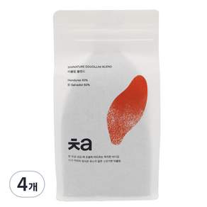 香氣濃郁綜合中烘焙咖啡豆, 200g, 4包, 無研磨咖啡豆