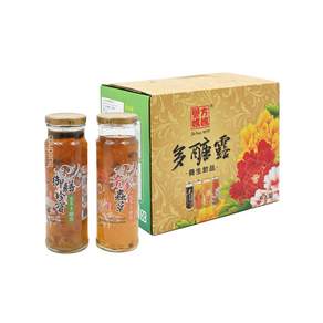 譽方媽媽 御膳珍寶 黃金蟲草雪耳多醣露組合, 1380g, 1盒