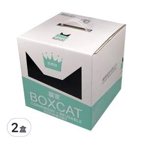 BOXCAT 國際貓家 強效除臭礦球貓砂, 13L, 2盒