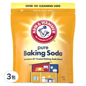 ARM&HAMMER 小蘇打粉, 2.1kg, 3包