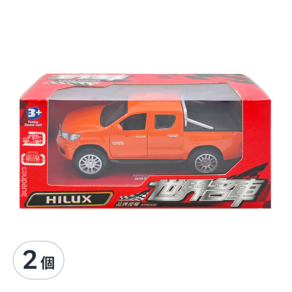 love color 樂彩森林 正版授權合金名車 HILUX 迴力, 顏色隨機, 2個