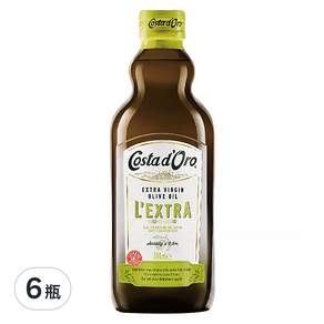 Costa d'Oro 義大利原裝進口特級冷壓初榨橄欖油 500ml, 6瓶
