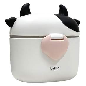 MeBaby嬰兒便攜式零食奶粉盒+湯匙套裝, 粉色（案例）, 1組