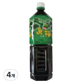 青松珍梅梅汁, 1.5L, 4個