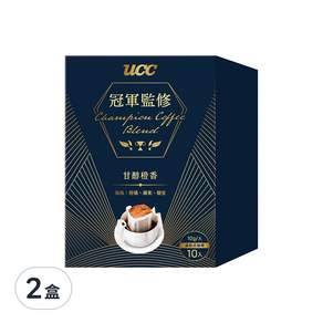 ucc 冠軍監修 甘醇橙香濾掛式咖啡, 10g, 10包, 2盒