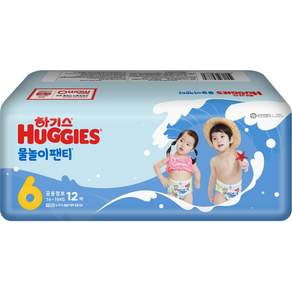 HUGGIES 好奇 游泳用防水褲型尿布, Jumbo, 12片