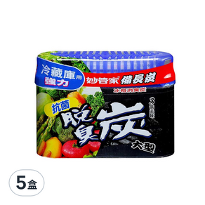 妙管家 冰箱消臭炭, 300g, 5盒