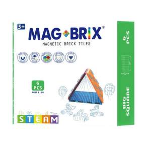 MAGBRIX 樂高大正方形 6片, 1盒