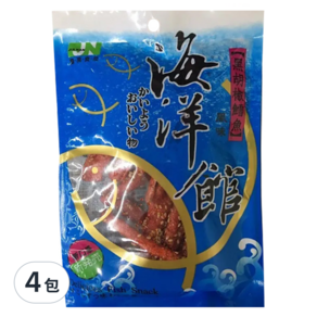 海洋館 黑胡椒鱈魚風味, 60g, 4包