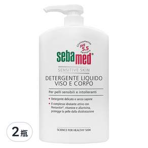 sebamed 施巴 pH5.5 潔膚露 含壓頭, 1L, 2瓶