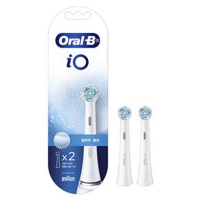 Oral-B 歐樂B iO微磁電動牙刷頭補充包 白色, 單品, 2支