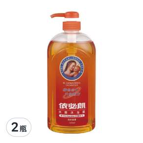 依必朗 抗菌沐浴露 清爽健康, 1L, 2瓶