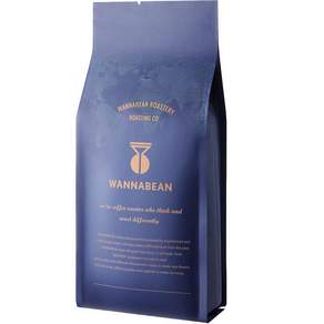 WANNABEAN 越南羅布斯塔G1咖啡, 無研磨咖啡豆, 1kg, 1包, 無研磨咖啡豆