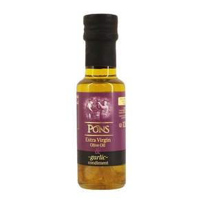 PONS 龐世 特級冷壓橄欖油 大蒜風味, 125ml, 1瓶