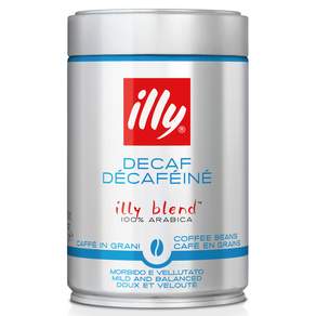 illy 意利咖啡 低咖啡因咖啡粉, 無研磨咖啡豆, 250g, 1罐