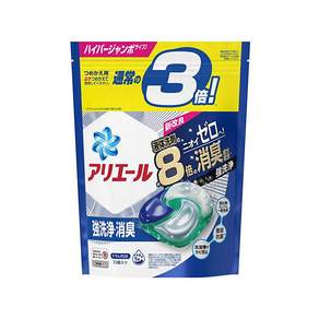 ARIEL 4D碳酸洗衣球 清新淨白 補充包, 33顆, 1袋