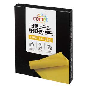 comet 運動彈性阻力帶, 黃色(4.5kg)