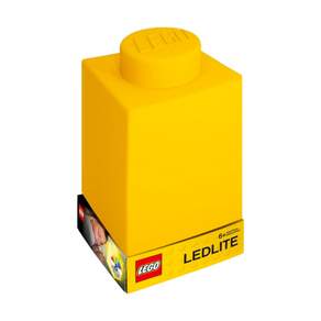 LEGO 積木造型觸控變色燈 8*8*11.5cm 黃色 6歲以上, 1個