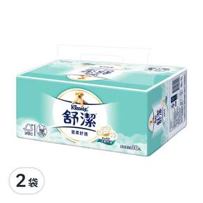 Kleenex 舒潔 雲柔舒適抽取衛生紙, 100張, 10包, 2袋